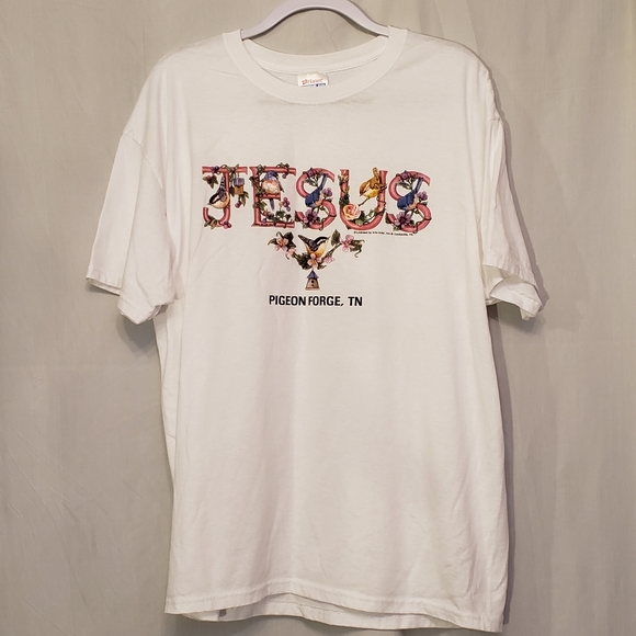 ❤Hanes Jesus Pigeon Forge TN, Tee❤ - Picture 2 of 4